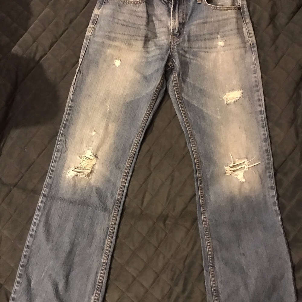 Mens 30/34 Distressed Bootcut Aeropostale Jeans